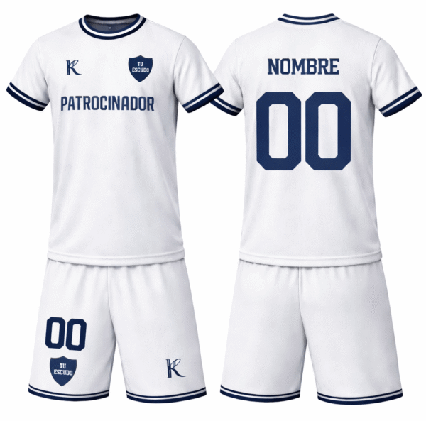 Equipación de fútbol personalizada